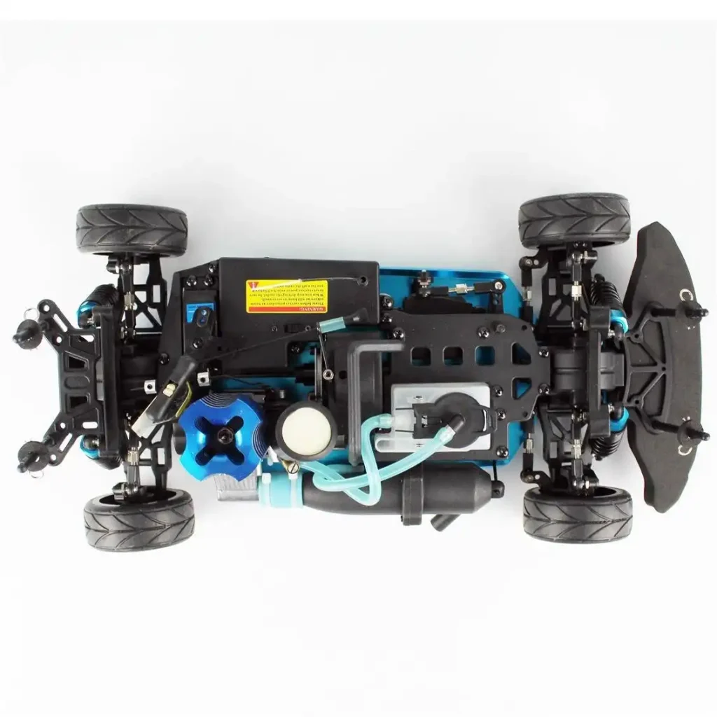 Nitro motoru esc ve yakıt deposu