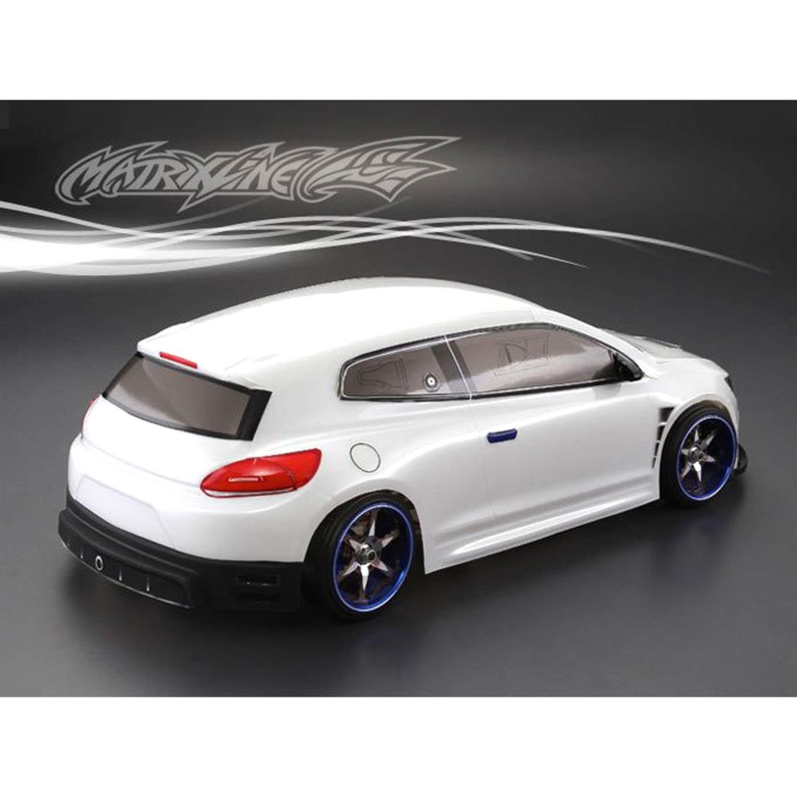 Matrixline 201216 1/10 Ölçek, Volkswagen Scirocco PC Body - Görsel 3