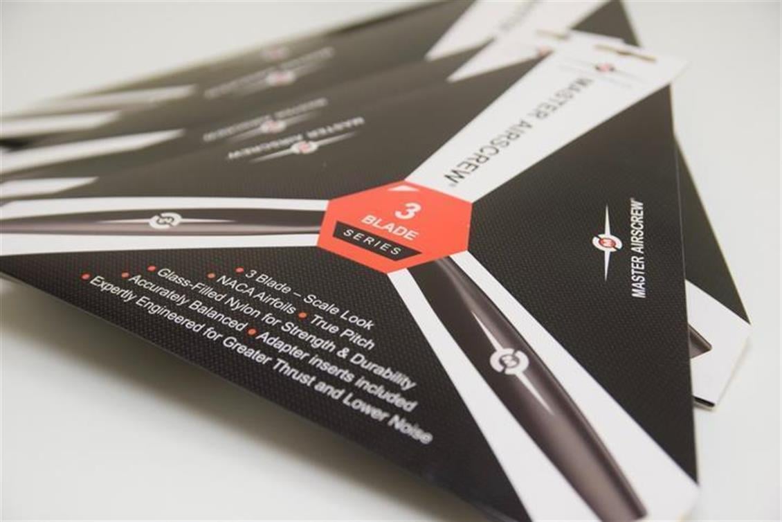 Master Airscrew 8X6 3-Palli İtici (PUSHER) Model Uçak Pervanesi - Görsel 2