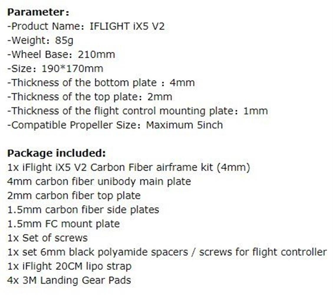 Iflight F004857 Ix5 V2 5 Inch 210Mm Fpv Racing Fra - Görsel 7