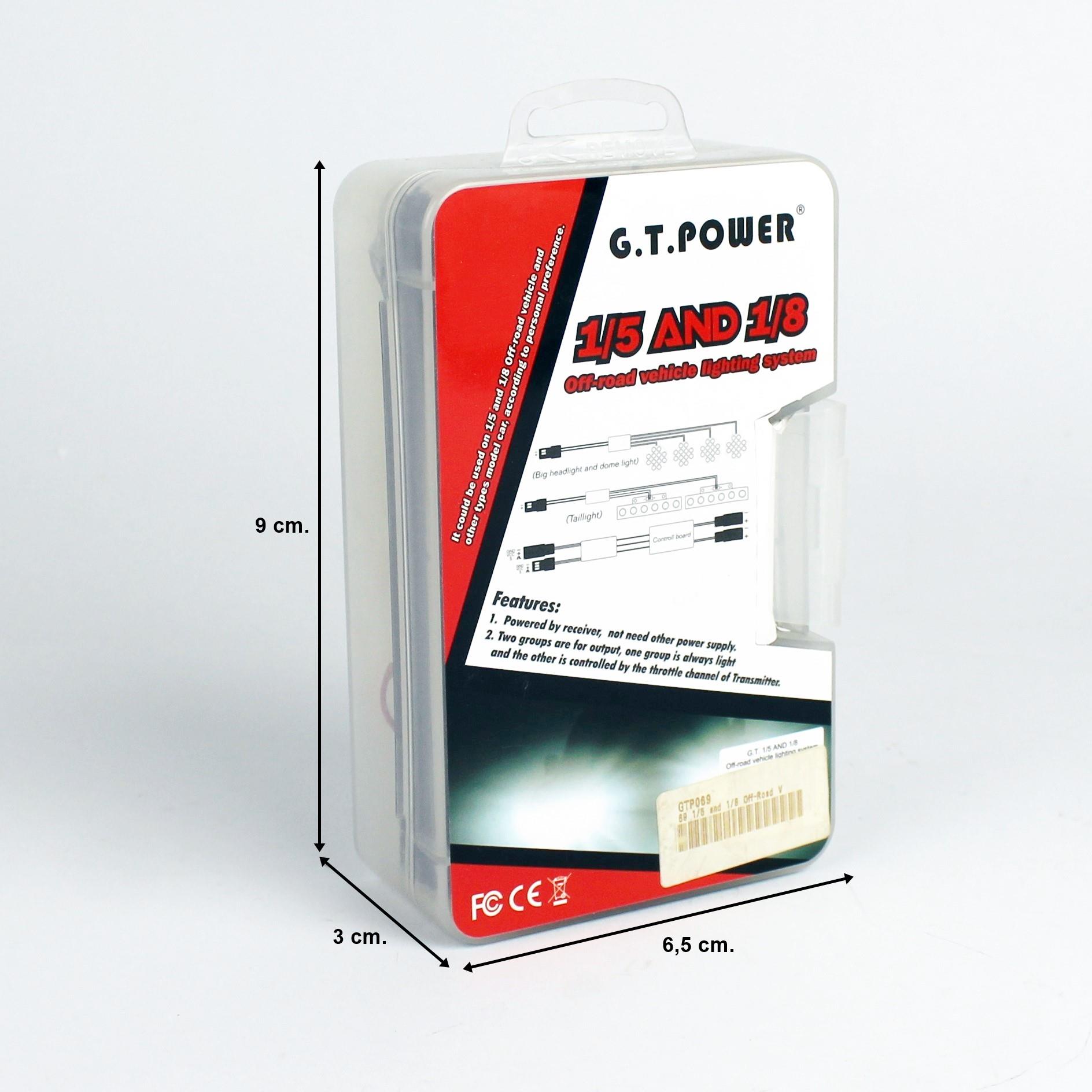 GT Power 69 1/5 ve 1/8 Ölçek, Off-Road Araç Işıklandırma Sistemi - Görsel 5