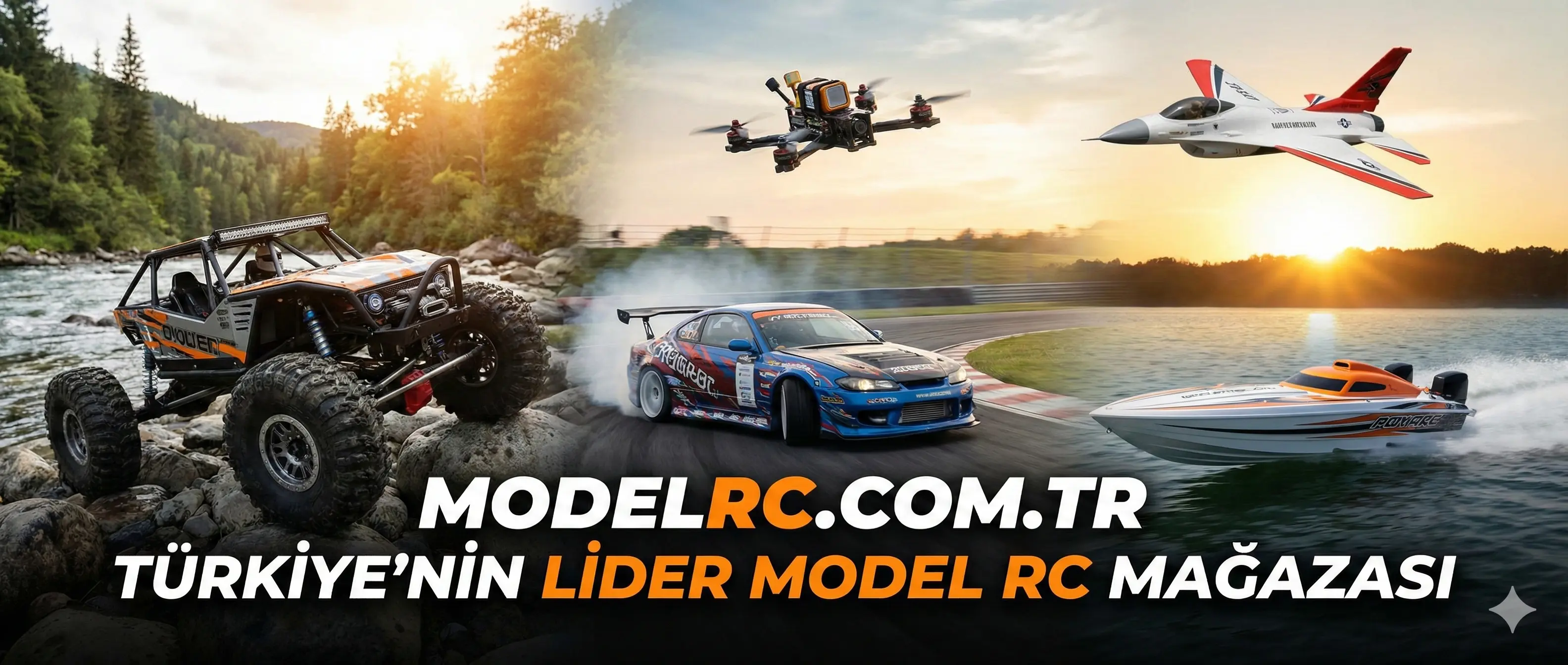 Model RC mağazası banner
