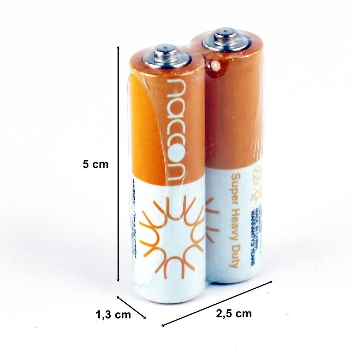 Naccon AA Çinko Karbon Kalem Pil