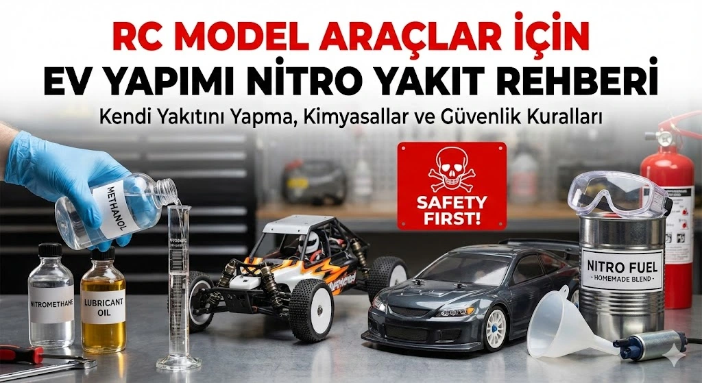 Nitro yakıt yapımı malzemeleri