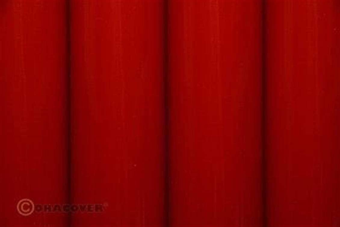 Oracover 21-023 Model Uçak Kaplama Filmi- Ferrari Kırmızısı- 1 Metre