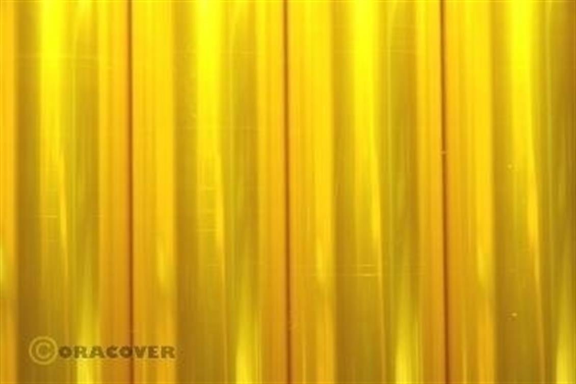 Oracover Oralight 31-039 Model Uçak Kaplama Filmi- Şeffaf Sarı- 1 Metre
