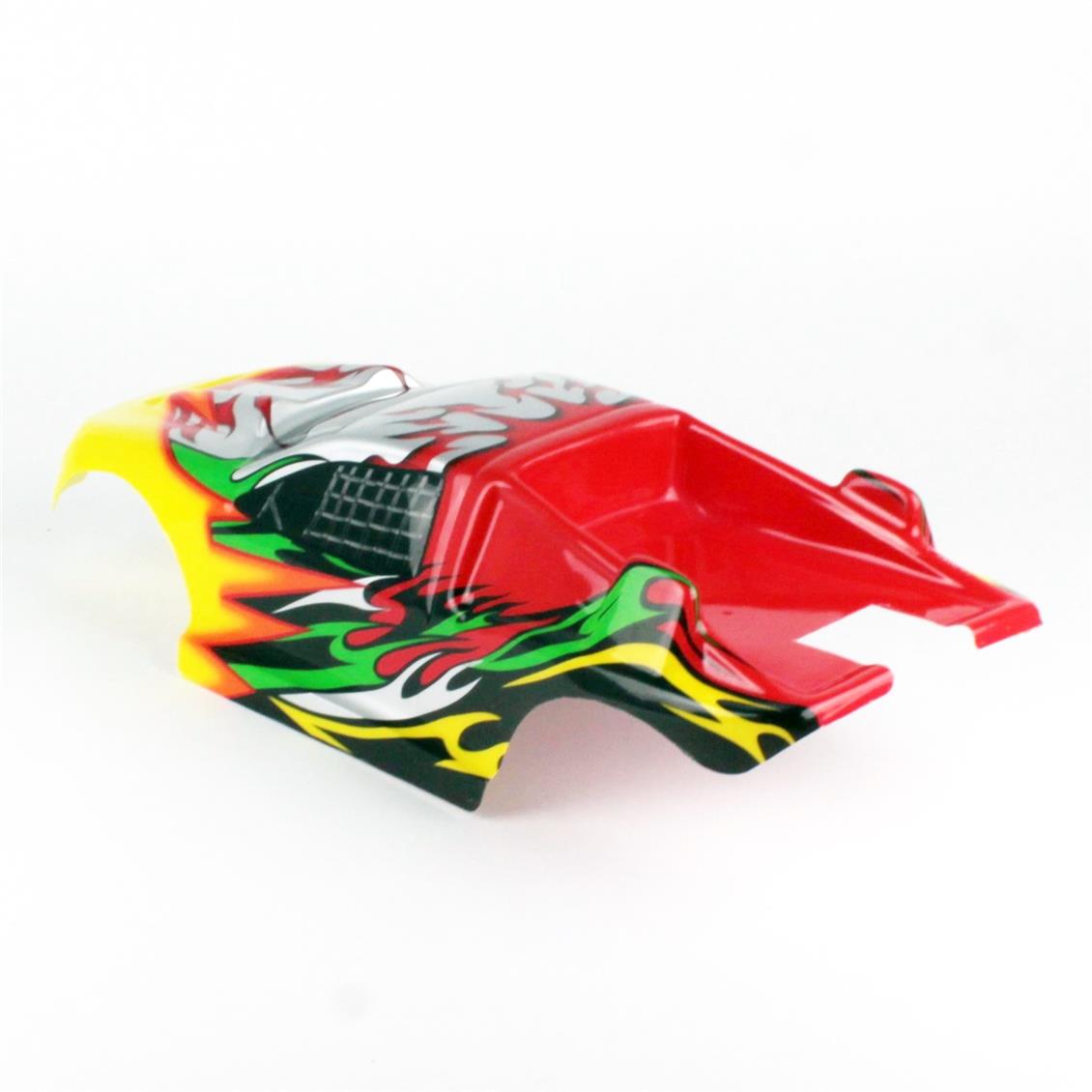 Remo D6902 1/8 Ölçek, Ölçek 8065 8066 EVO-R Buggy için Kırmızı Kaporta - Görsel 3