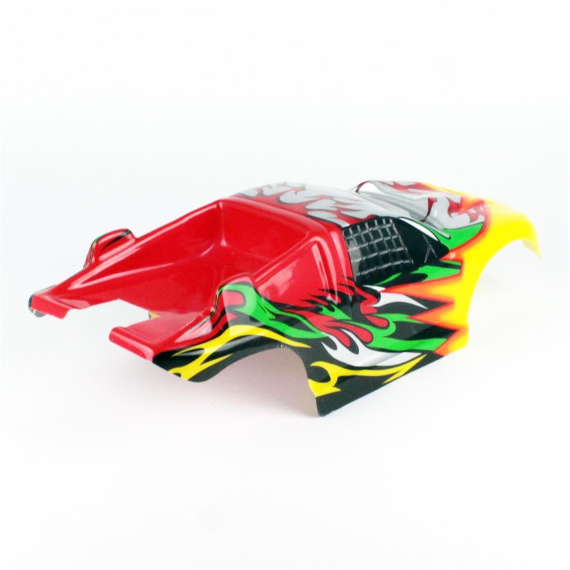 Remo D6902 1/8 Ölçek, Ölçek 8065 8066 EVO-R Buggy için Kırmızı Kaporta - Görsel 4