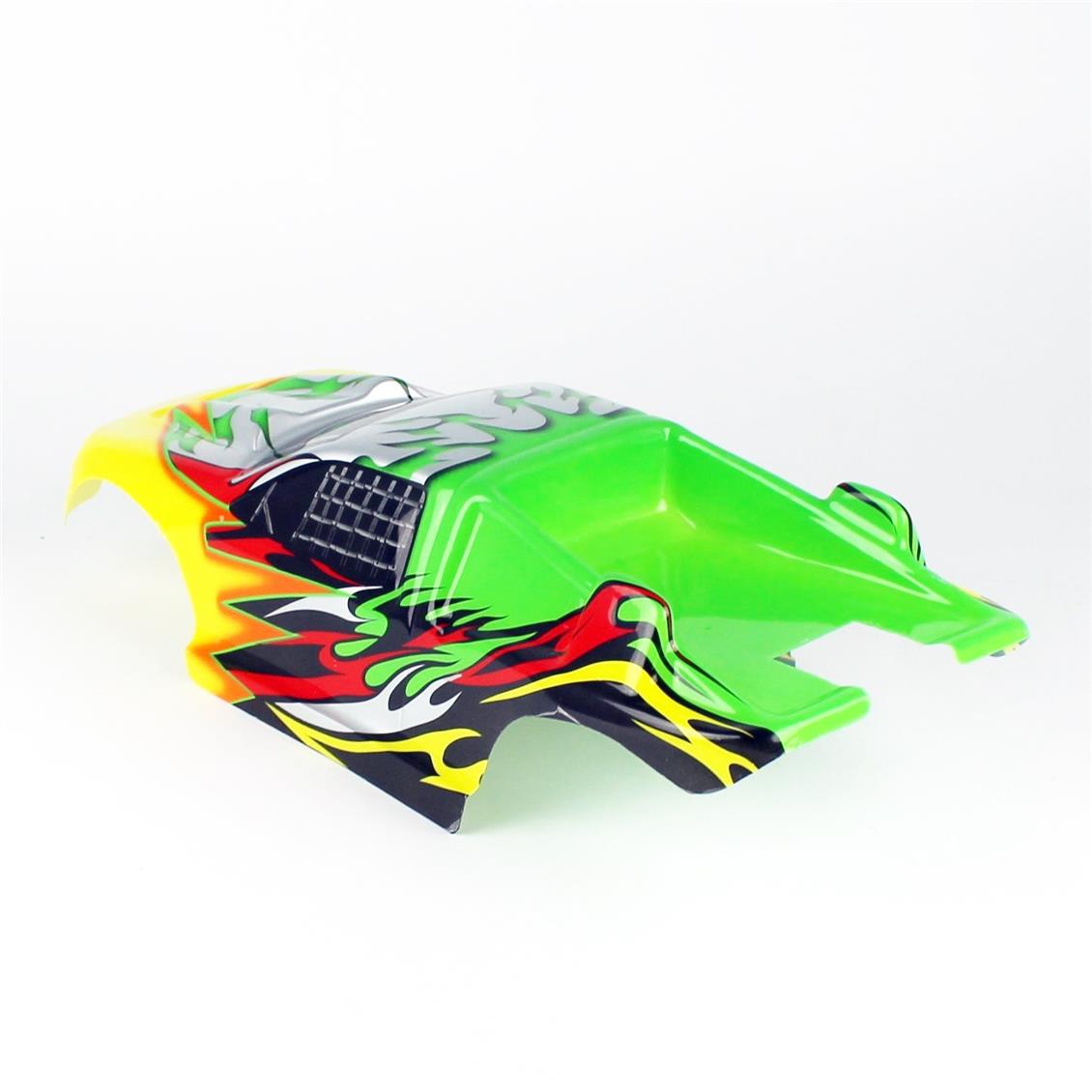 Remo D6903 1/8 Ölçek 8065 8066 EVO-R Buggy için Yeşil Kaporta - Görsel 3