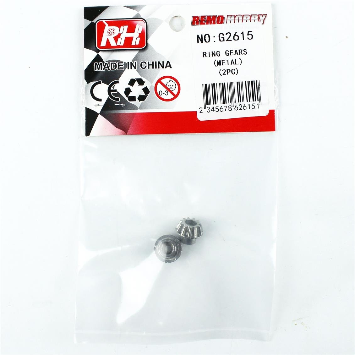 Remo G2615 Metal Diferansiyel Pinyon Dişlisi, Model Araç Yedek Parçası - Görsel 4