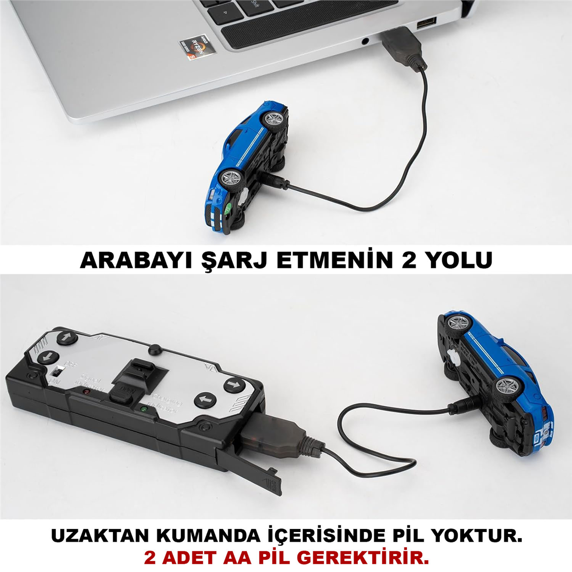 2.4Ghz 4 Kanal Uzaktan Kumandalı Araba