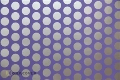 Oracover 41-055-091-002 Fun 1 - Purple-Sılver-2 Metre- Dese