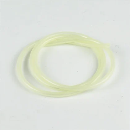 Haoye HY005-00603 Silikon Benzin Hortumu, Şeffaf, 1 Metre, Dış Çap 6mm.× İç Çap 3mm.
