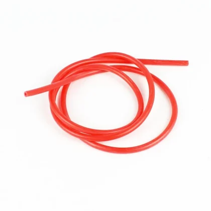 Haoye HY005-00606 Silikon Nitro Yakıtı Hortumu, Kırmızı, 1 Metre, Dış Çap 5.2mm.× İç Çap 2.5mm.