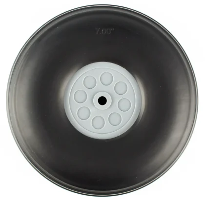 Haoye HY006-03318 PU Lastikli, Plastik Jantlı Tekerlek, (7") 180mm.× Göbek 8mm.× Genişlik 57mm., 300 gr.