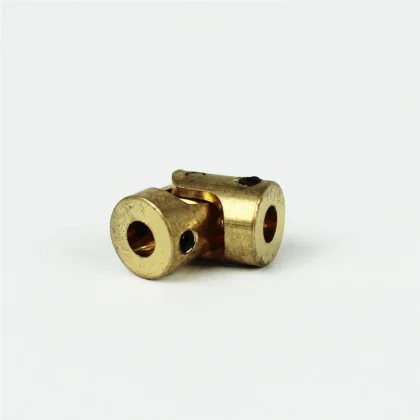 Haoye HY038-03201F Mafsallı Tekne Şaft Kaplini, Bakır, Dış Çap 7mm.×L13mm. İç Çapı 3×İç Çapı 3mm, 2.6gr.