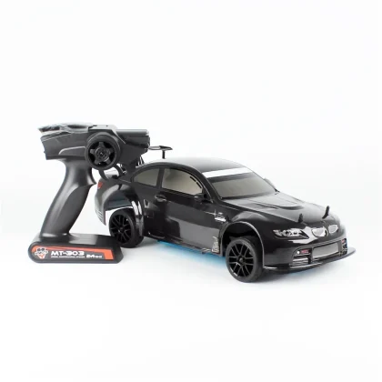 Himoto 9102B 1/10 Ölçek, Rapida 4WD On-Road, VX-18 Nitrolu Motorlu, Siyah BMW Kepli, 2.4 Uzaktan Kumandalı Model Araç
