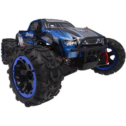 Remo 8036 1/8 Ölçek, 4WD Off Road PRO Monster Truck (Dinosaurs Master) Mavi Kaportalı, Fırçasız Motorlu, 7.4V 4200mAh Li-Po Pil