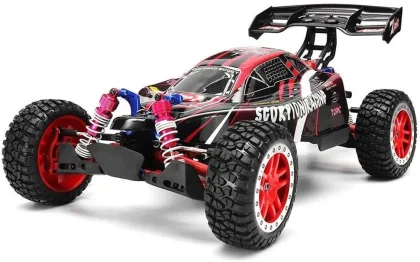 Remo 8055 1/8 Ölçek, 4WD PRO Off Road Buggy (Scorpion Racing) Mavi Kaportalı, Fırçasız Motorlu, 7.4V 4200mAh Li-Po Pilli, 2.4Gh
