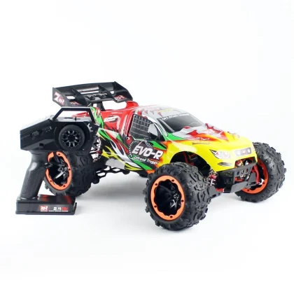 Remo 8066 1/8 Ölçek, 4WD Off Road Truggy Truck, Kırmızı, Fırçasız Motorlu, 7.4V 4200mAh Li-Po Pilli, 2.4Ghz Kumandalı Model Ara