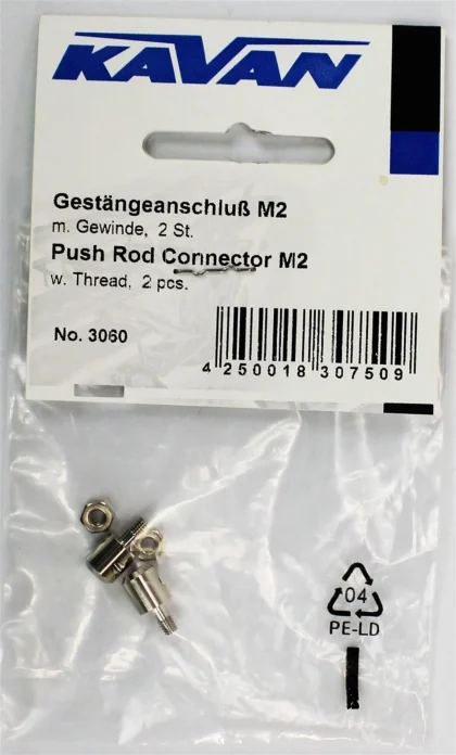 Kavan Threaded Pushrod Connector M2