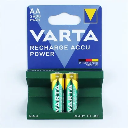 Varta 5716 1.2 Volt, 2600 Mah, Ni-Mh Şarjlı Kalem (AA) Pil, 2 Adet